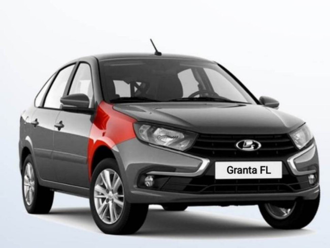 Крыло переднее правое (окрашенное) для ВАЗ 2190 "LADA Granta FL" (21907-8403010-00) купить в интернет-магазине tuning63