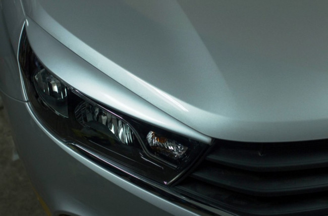 Накладки на фары (реснички) Lada Vesta купить в интернет-магазине tuning63