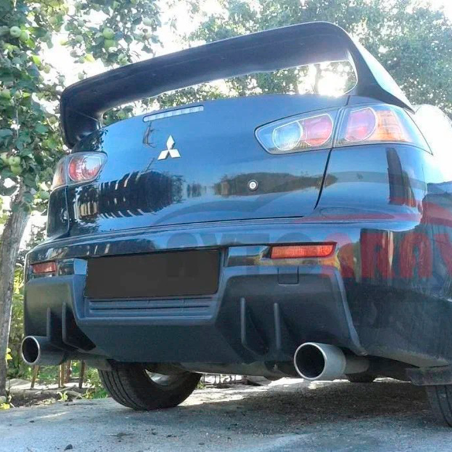 Диффузор "EVO" на задний бампер для Mitsubishi Lancer 10 купить в интернет-магазине tuning63