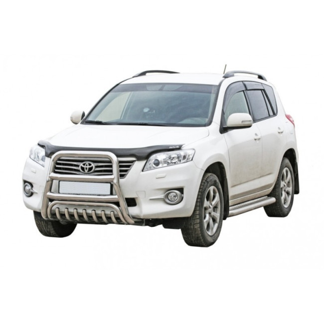 Защита порогов с алюминиевым листом (d63,5) для Toyota RAV4 (2006-2012) купить в интернет-магазине tuning63