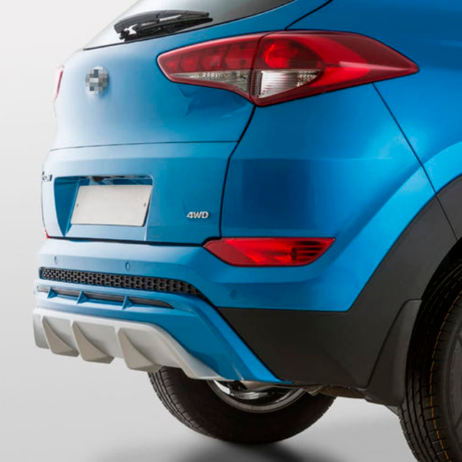 Накладка на задний бампер для Hyundai Tucson (2015-2018) купить в интернет-магазине tuning63 Накладка на задний бампер для Hyundai Tucson (2015-2018) купить в интернет-магазине tuning63