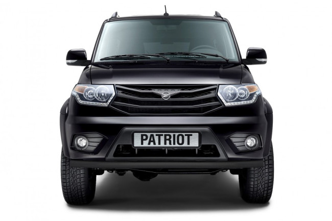 Защита переднего бампера одинарная Ø63мм ШАГРЕНЬ (ППК) UAZ Patriot 2014- купить в интернет-магазине tuning63
