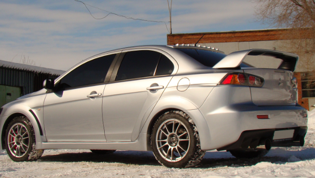Спойлер в стиле "EVO" Mitsubishi Lancer X купить в интернет-магазине tuning63