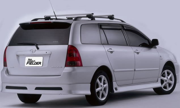 Накладка на задний бампер (сток) Toyota Corolla (120, 121 Fielder) купить в интернет-магазине tuning63