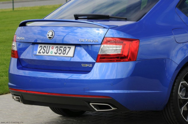 Спойлер в стиле "RS" Skoda Octavia III A7 (2013-н.в) купить в интернет-магазине tuning63