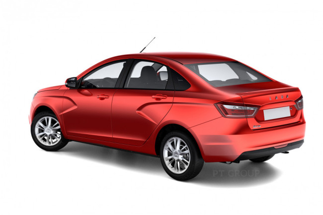 Спойлер на крышку багажника LADA Vesta (некрашеный, 2015-н.в.) купить в интернет-магазине tuning63