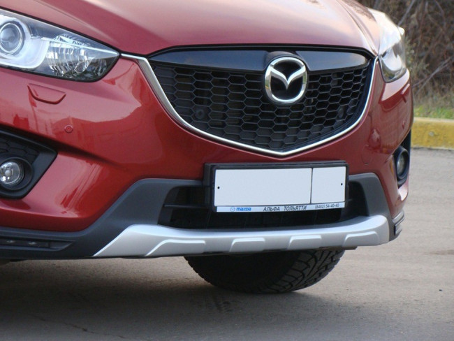 Накладка на передний бампер Mazda CX-5 (2011-2016) купить в интернет-магазине tuning63