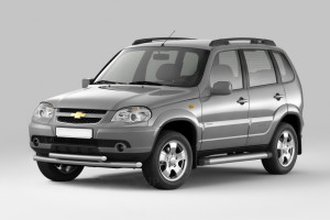 Защита порогов с площадкой Ø63мм ИСКРА (ППК) ВАЗ 2123 "Chevrolet Niva" (2009-н.в.), LADA Niva Travel
