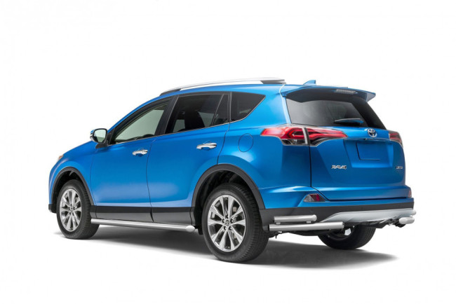 Защита порогов Ø63мм (НПС) TOYOTA RAV4 (2013-2018 г.в.) купить в интернет-магазине tuning63