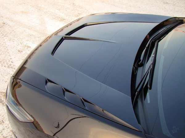 Капот пластиковый "Agressive Air " Honda Accord VIII, Acura TSX (CU2) (2008-2013) Var №3 (с прорезанным центральным и боковыми воздуховодами) купить в интернет-магазине tuning63