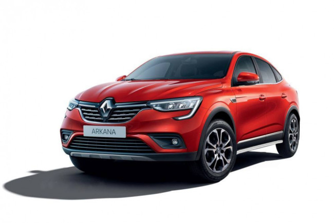 Защита порогов вогнутая Ø51мм (НПС) RENAULT Arkana (2019-н.в.) купить в интернет-магазине tuning63