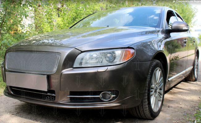 Защита радиатора "PREMIUM 3D" Volvo S80 (2006-2010) хром купить в интернет-магазине tuning63
