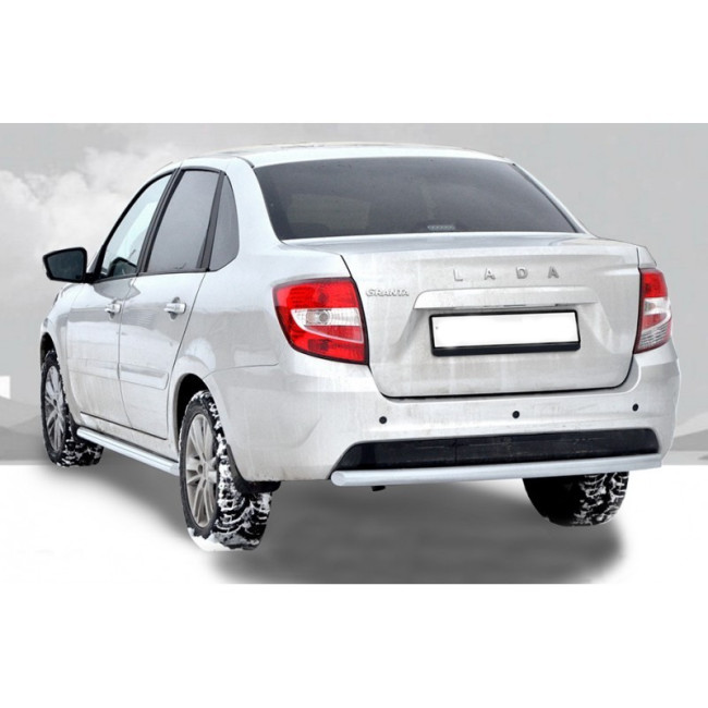 Защита заднего бампера «Труба» для LADA Granta FL (d51), нержавеющая сталь купить в интернет-магазине tuning63