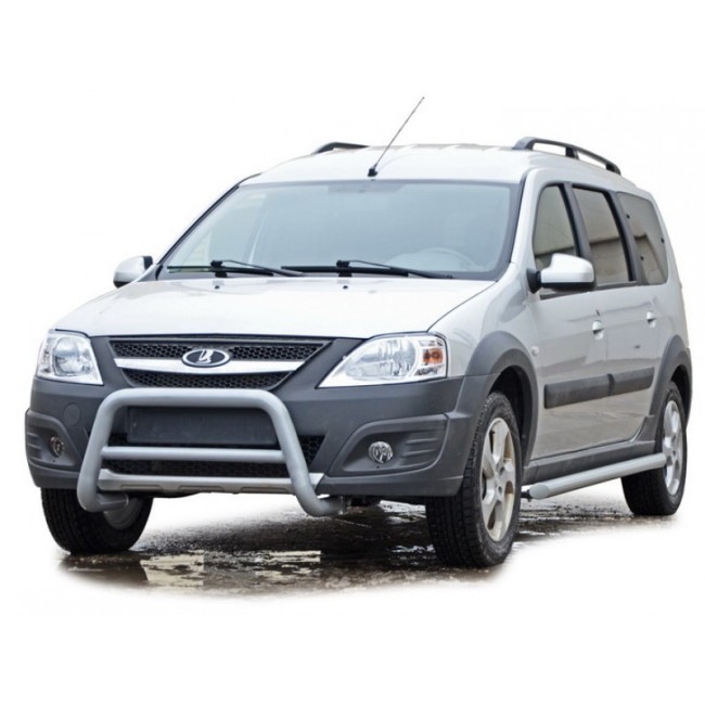 Защита порогов «Труба» для LADA Largus Cross (d63,5) купить в интернет-магазине tuning63