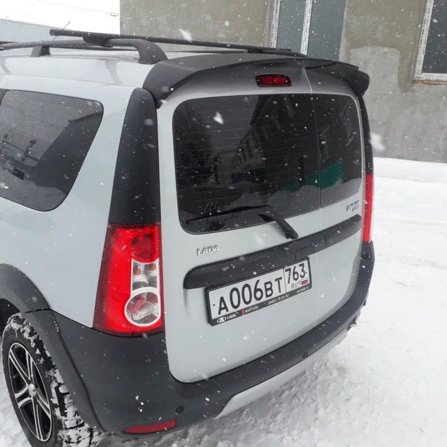 Спойлер двухсоставной, широкий для LADA Largus (2012-2021) купить в интернет-магазине tuning63