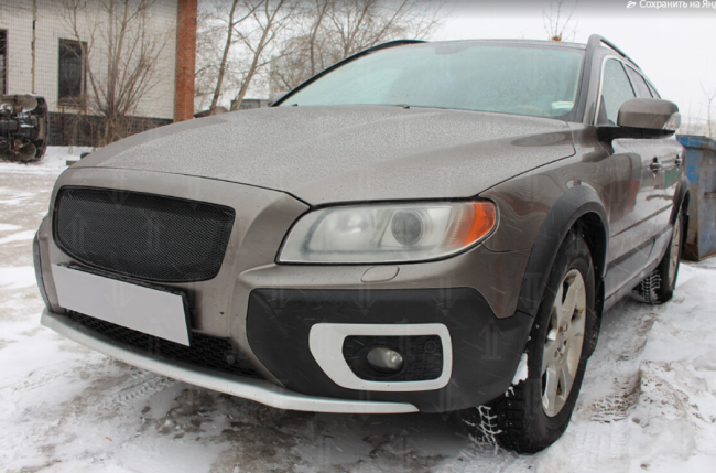 Защита радиатора "PREMIUM 3D" Volvo XC70 (2007-2013) чёрная купить в интернет-магазине tuning63