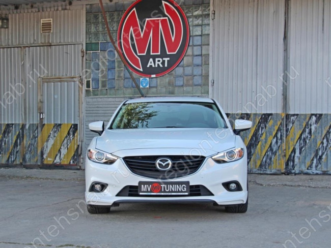 Клыки переднего бампера "Lite Style" Mazda 6 (2013-н.в.) купить в интернет-магазине tuning63