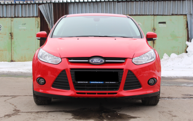 Накладки на фары (реснички) узкие var№2 Ford Focus 3 (2012-2014) купить в интернет-магазине tuning63