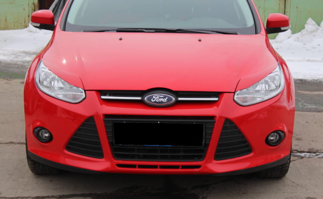 Накладки на фары (реснички) узкие var№2 Ford Focus 3 (2012-2014) купить в интернет-магазине tuning63