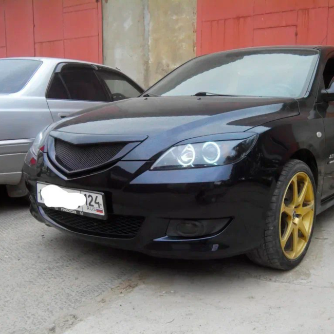 Решетка радиатора "Сетка" для Mazda 3, хэтчбэк (2003-2009) купить в интернет-магазине tuning63 Решетка радиатора "Сетка" для Mazda 3, хэтчбэк (2003-2009) купить в интернет-магазине tuning63