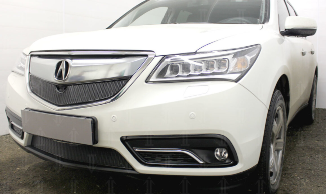 Защита радиатора "PREMIUM" Acura MDX III (2014-н.в.) низ, чёрная купить в интернет-магазине tuning63