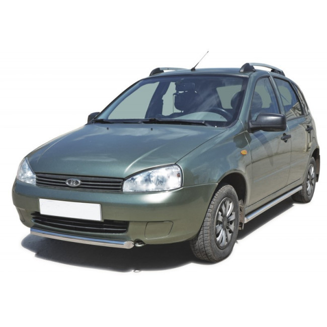 Защита порогов «Труба» для ВАЗ 1117, 1118, 1119 "LADA Kalina" (d51) купить в интернет-магазине tuning63