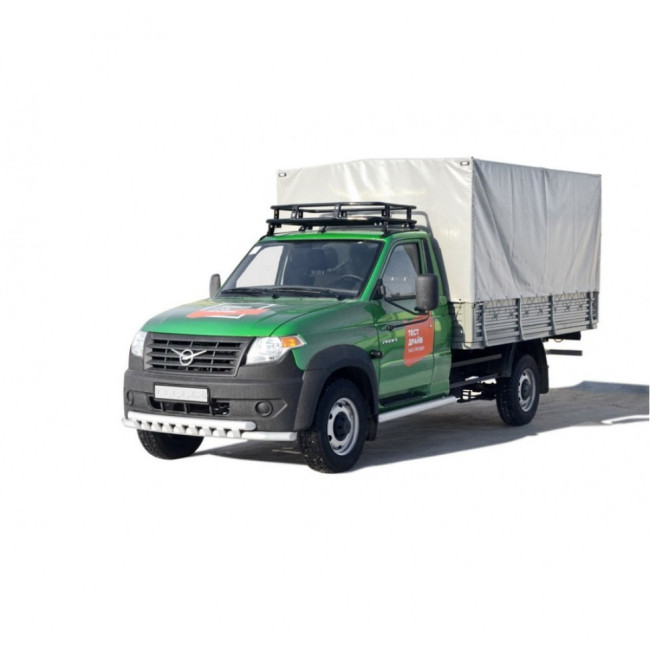 Защита порогов «Труба» для УАЗ Профи (d63,5) купить в интернет-магазине tuning63