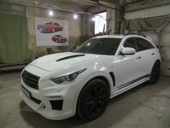 Накладки на фары (реснички) Infiniti FX (FX04) купить в интернет-магазине tuning63