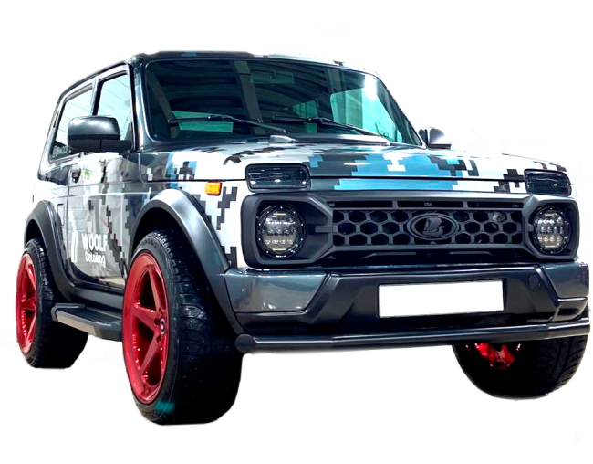 Решетка радиатора "TITAN" для ВАЗ 2121, 21213, 21214, 2131 "LADA 4x4" купить в интернет-магазине tuning63