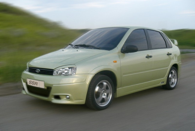 Накладки на фары (реснички) "SSR" для ВАЗ 1117, 1118, 1119 "LADA Kalina" купить в интернет-магазине tuning63