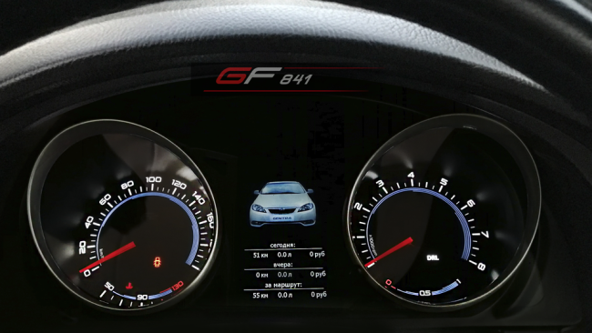 Комбинация приборов GF 841 для Chevrolet Lacetti (MT и AT), Daewoo Gentra (MТ) купить в интернет-магазине tuning63