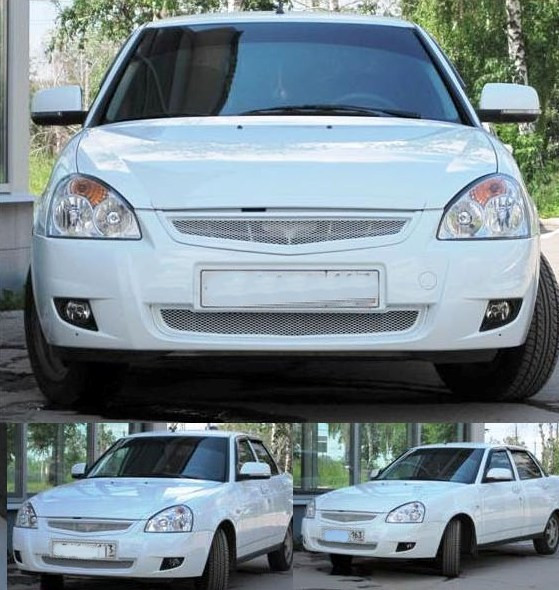 Решетка радиатора "SE-КМ-сетка" ВАЗ 2170, 2171, 2172 "LADA Priora" комплектация "SE" (2017) купить в интернет-магазине tuning63