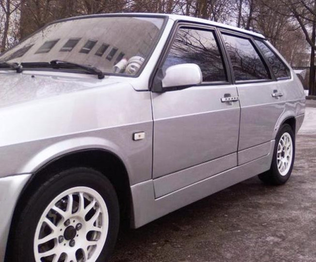 Накладки на пороги "Miller" с накладками на двери для ВАЗ 2109, 21099, 2114, 2115 купить в интернет-магазине tuning63