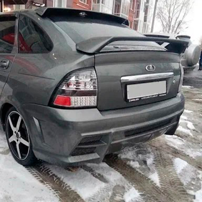 Спойлер на скобках "Lex" для ВАЗ 2172 LADA Priora (2007-2018) купить в интернет-магазине tuning63