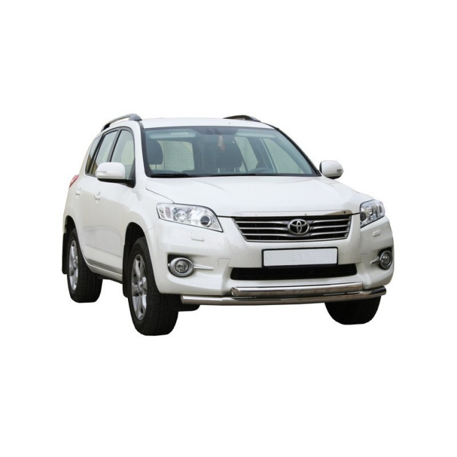Защита переднего бампера «Труба двойная» (d63,5) для Toyota RAV4 (2010-2013) купить в интернет-магазине tuning63