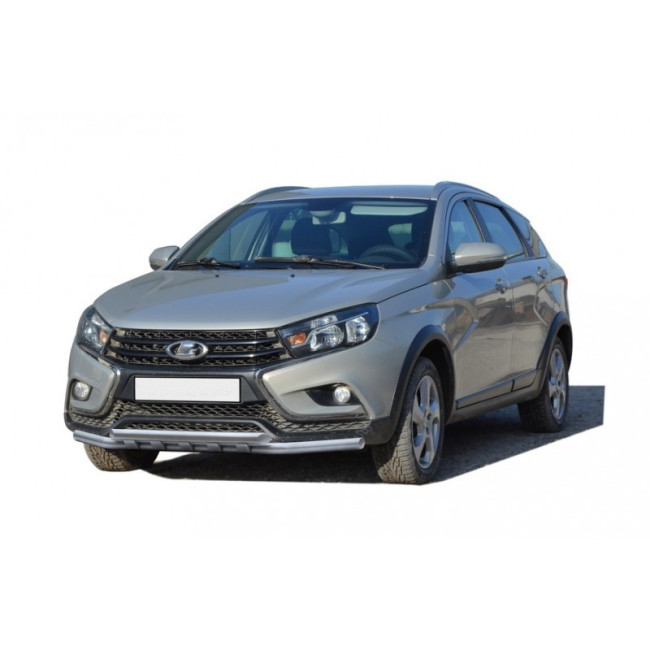 Защита переда «Труба двойная» d51 LADA VESTA, LADA VESTA SW CROSS купить в интернет-магазине tuning63