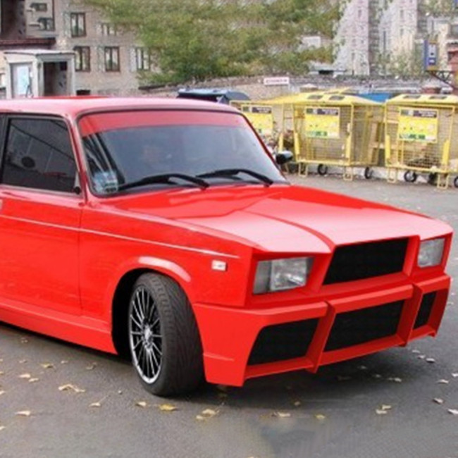 Бампер передний "Файтер" ВАЗ 2105, 2107 купить в интернет-магазине tuning63