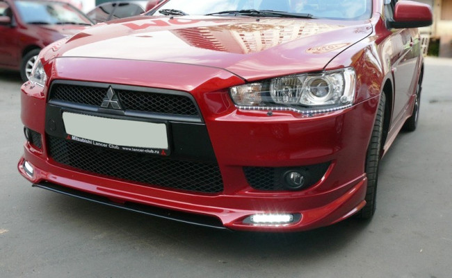 Планка для передней юбки "Zodiak" Mitsubishi Lancer X (при утере или поломке) купить в интернет-магазине tuning63