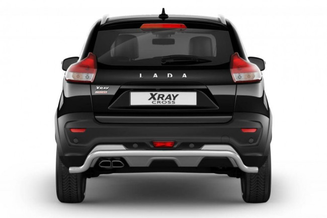 Защита заднего бампера 51мм "Волна" (НПС) LADA X-ray Cross (2018-н.в.) купить в интернет-магазине tuning63