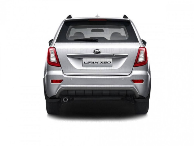 Защита заднего бампера 51мм ШАГРЕНЬ (ППК) LIFAN X60 (2012-2016 г.в.) купить в интернет-магазине tuning63