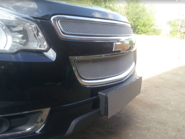 Защита радиатора "PREMIUM" Chevrolet Trailblazer (2013-н.в.) хром купить в интернет-магазине tuning63