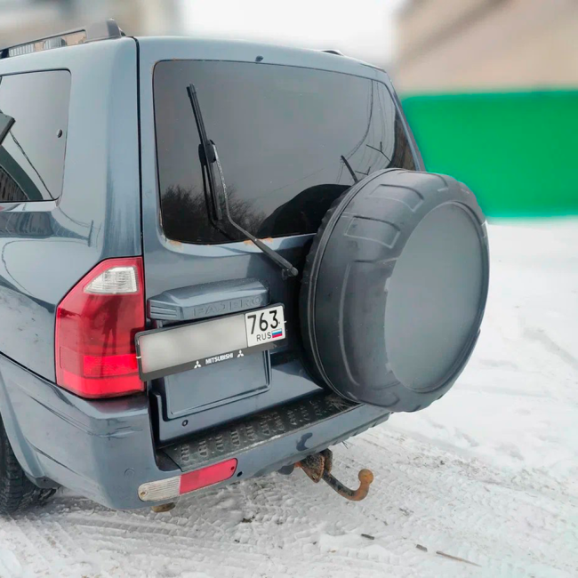 Колпак запасного колеса (Абс гладкий, закрытый) для Mitsubishi Pajero 3 купить в интернет-магазине tuning63