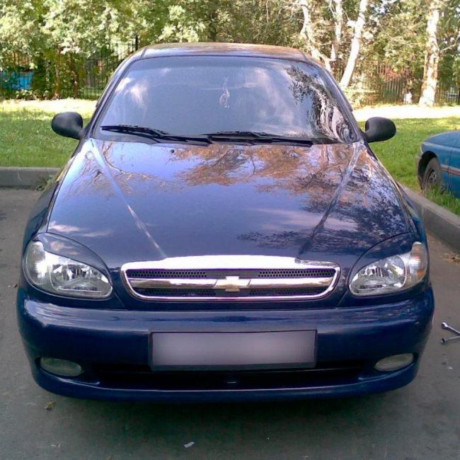 Накладки на фары (реснички) для Chevrolet Lanos купить в интернет-магазине tuning63