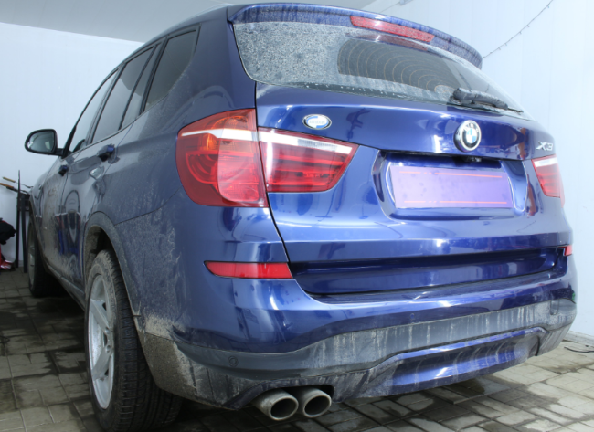 Защита камеры заднего вида BMW X3 (2014-2017) купить в интернет-магазине tuning63