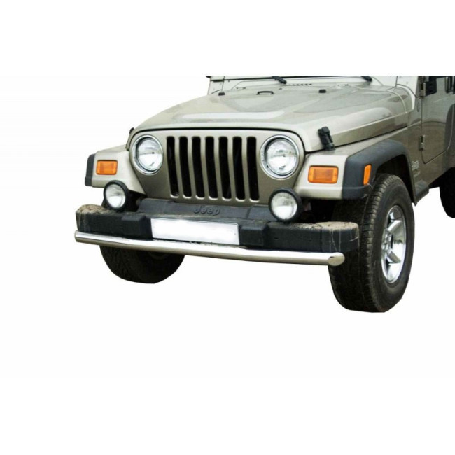 Защита переднего бампера (d63.5) для JEEP Wrangler (2002-2004) купить в интернет-магазине tuning63