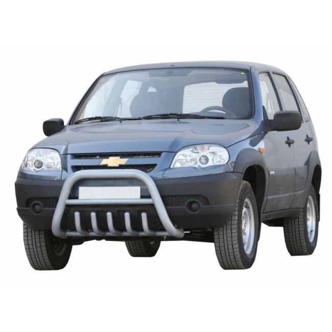 Кенгурин с дополнительной защитой двигателя "низкий" для ВАЗ 2123 "Chevrolet Niva" RS купить в интернет-магазине tuning63