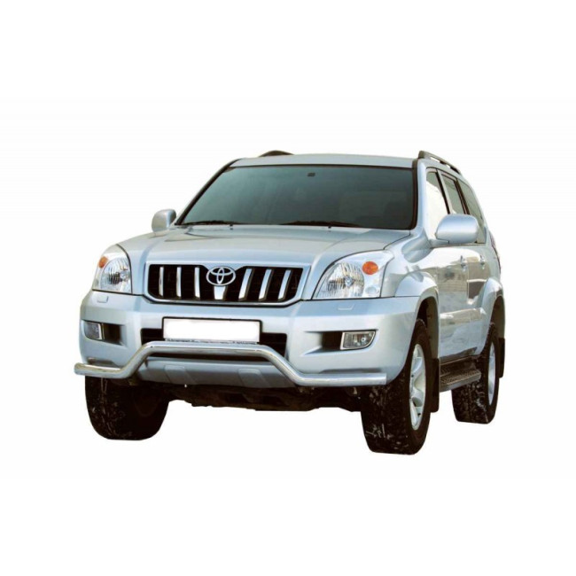 Защита переднего бампера «Волна» (d63,5) для Toyota Land Cruiser Prado 120 (2002-2009) купить в интернет-магазине tuning63