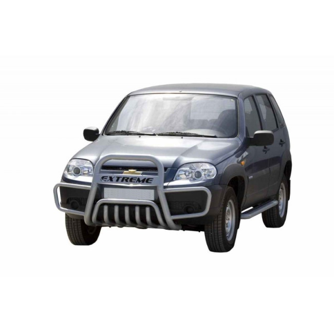 Кенгурин с дополнительной защитой двигателя "с ушами" для ВАЗ 2123 "Chevrolet Niva" RS купить в интернет-магазине tuning63