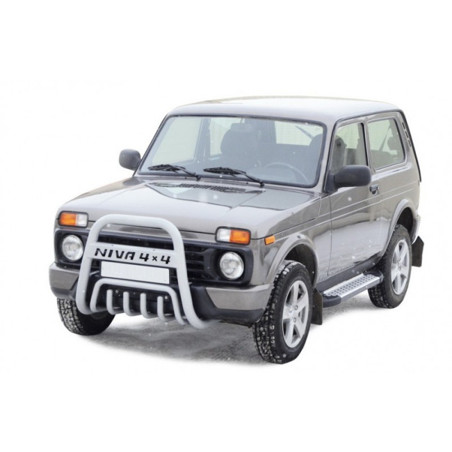 Кенгурин с дополнительной защитой двигателя (d63,5) LADA 4x4 Urban купить в интернет-магазине tuning63