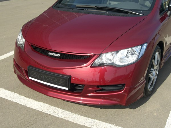Решетка радиатора "Mugen Style" Honda Civic 4d (2006-2009 г.в.) (сетка в комплекте) купить в интернет-магазине tuning63